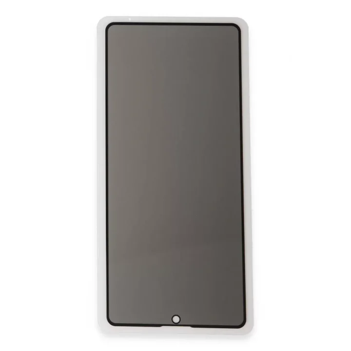 Mey İthalat®   Redmi Note 15 Pro 5G 3D Antistatik Hayalet Cam Ekran Koruyucu - Siyah