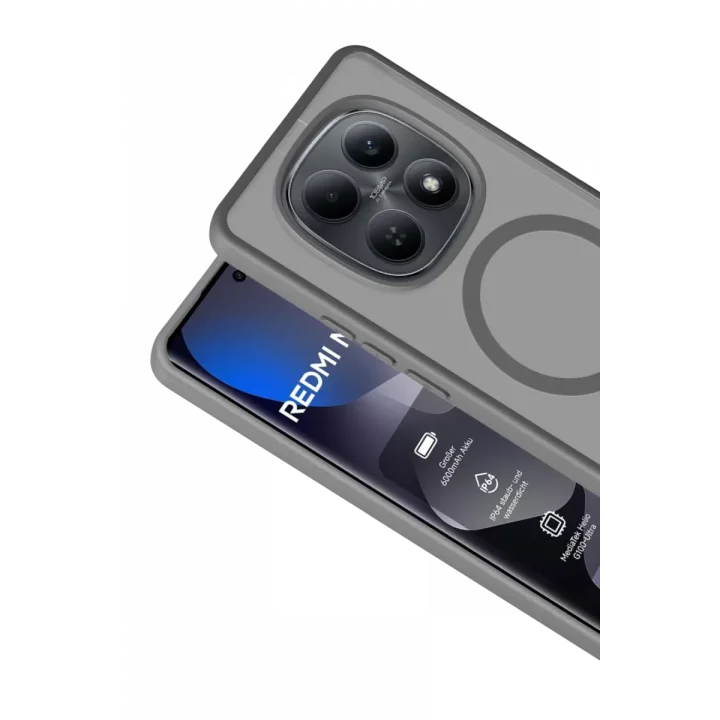 Mey İthalat®   Redmi Note 15 Pro 5G Jota Magsafe Kapak - Titan Gri