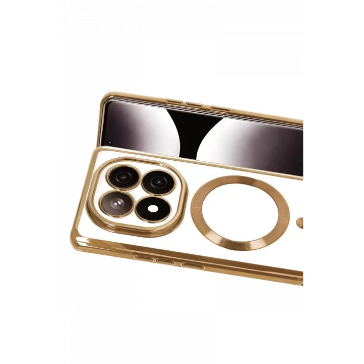 Mey İthalat®   Redmi Note 15 Pro 5G Kross Magneticsafe Kapak - Gold