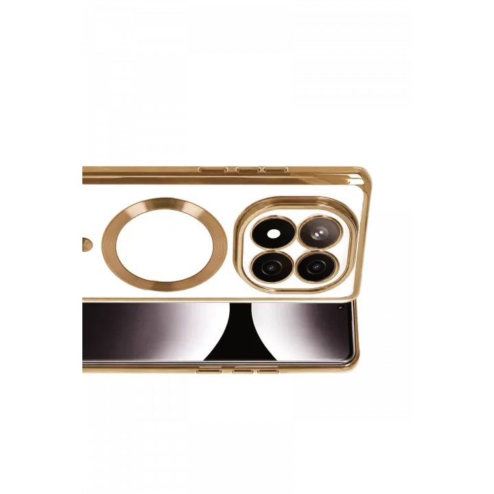 Mey İthalat®   Redmi Note 15 Pro 5G Kross Magneticsafe Kapak - Gold