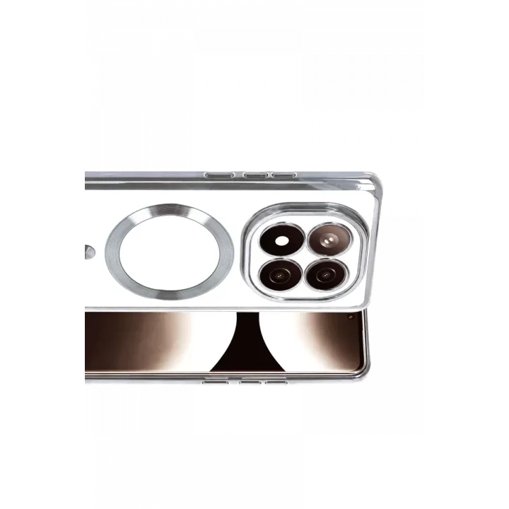 Mey İthalat®   Redmi Note 15 Pro 5G Kross Magneticsafe Kapak - Gümüş