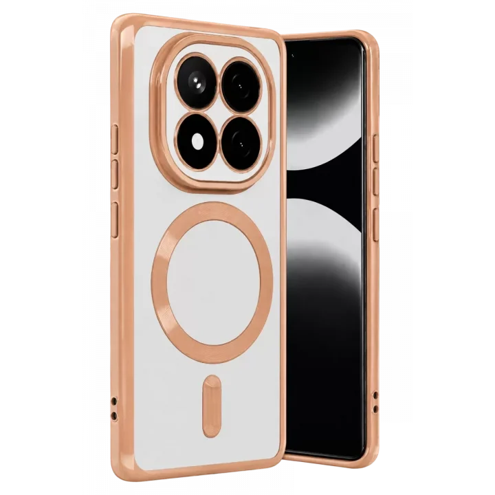 Mey İthalat®   Redmi Note 15 Pro 5G Kross Magneticsafe Kapak - Rose
