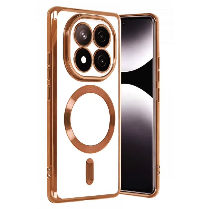 Mey İthalat®   Redmi Note 15 Pro 5G Kross Magneticsafe Kapak - Turuncu