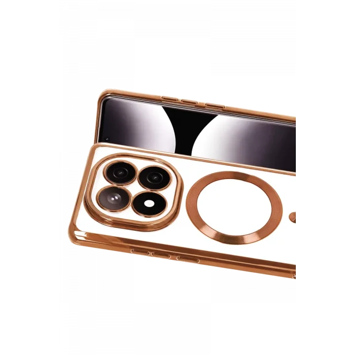 Mey İthalat®   Redmi Note 15 Pro 5G Kross Magneticsafe Kapak - Turuncu