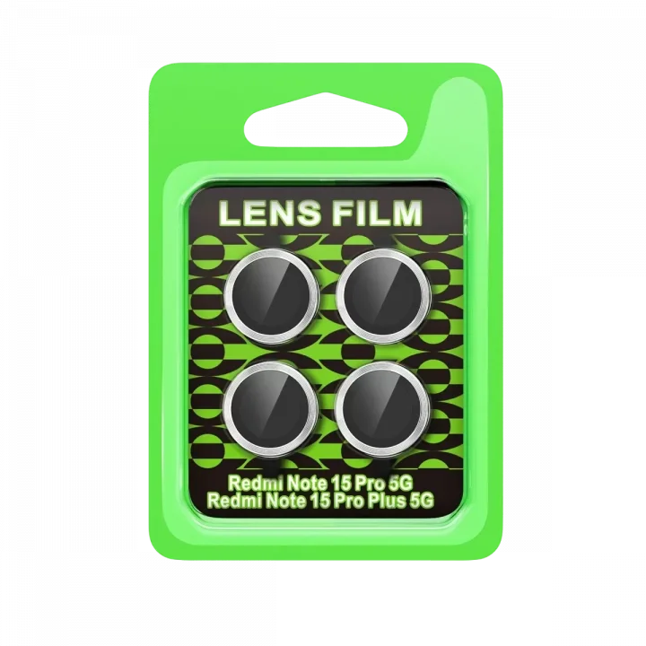 Mey İthalat®   Redmi Note 15 Pro 5G Raze Metal Kamera Lens - Gümüş