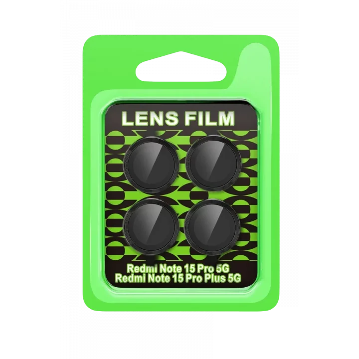 Mey İthalat®   Redmi Note 15 Pro 5G Raze Metal Kamera Lens - Siyah