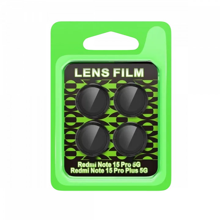 Mey İthalat®   Redmi Note 15 Pro 5G Raze Metal Kamera Lens - Siyah