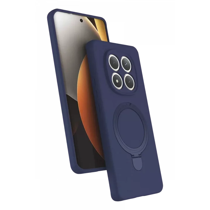 Mey İthalat®   Redmi Note 15 Pro 5G Regal Magsafe Standlı Kapak - Lacivert