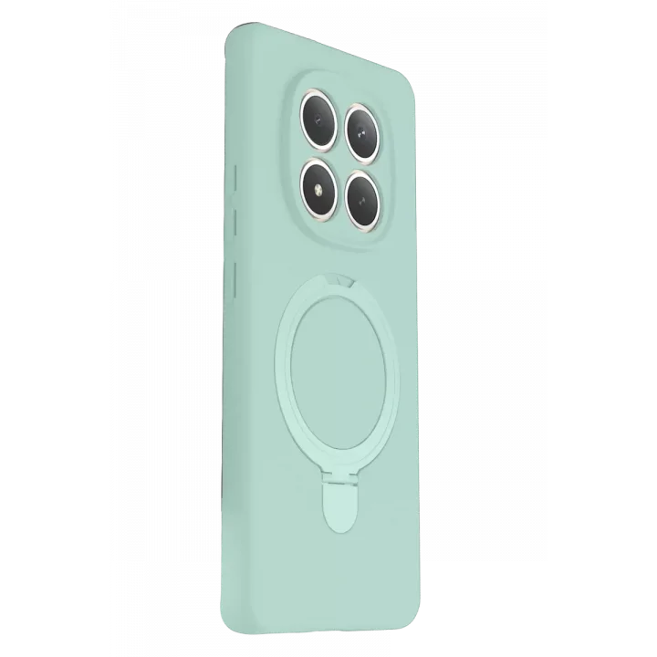 Mey İthalat®   Redmi Note 15 Pro 5G Regal Magsafe Standlı Kapak - Su Yeşili