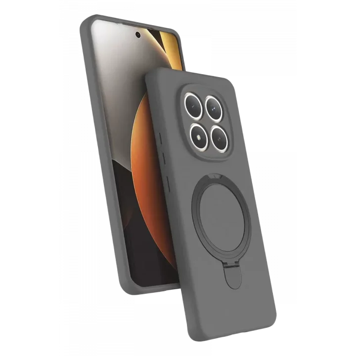 Mey İthalat®   Redmi Note 15 Pro 5G Regal Magsafe Standlı Kapak - Titan Gri