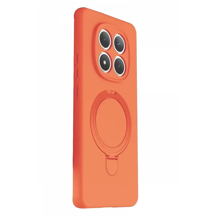 Mey İthalat®   Redmi Note 15 Pro 5G Regal Magsafe Standlı Kapak - Turuncu