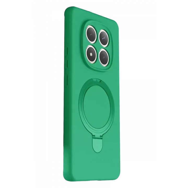 Mey İthalat®   Redmi Note 15 Pro 5G Regal Magsafe Standlı Kapak - Yeşil