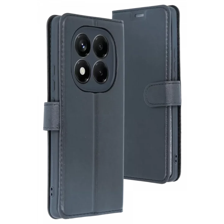Mey İthalat®   Redmi Note 15 Pro 5G Trend S Plus Kapaklı Kılıf - Siyah