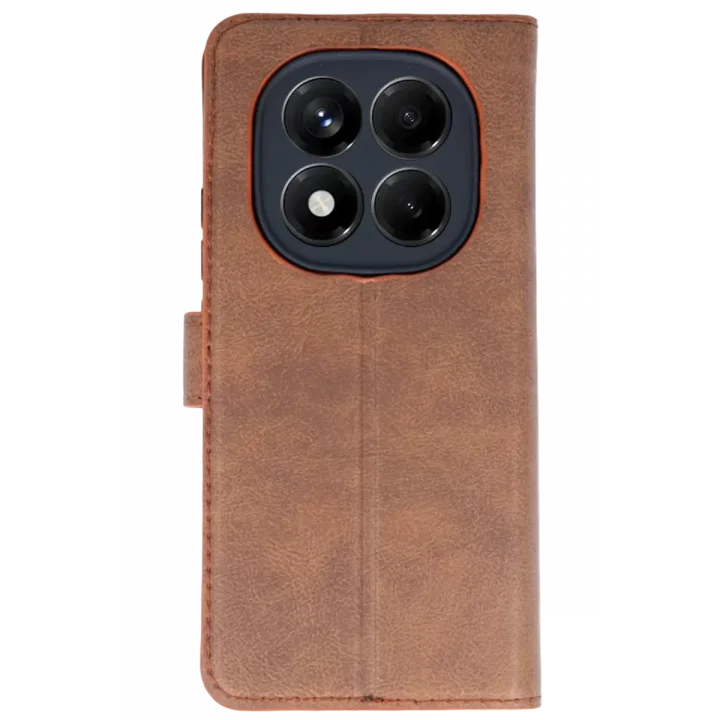 Mey İthalat®   Redmi Note 15 Pro 5G Trend S Plus Kapaklı Kılıf - Taba