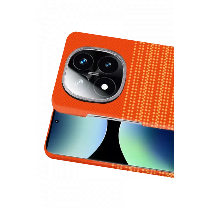 Mey İthalat®   Redmi Note 15 Pro 5G Vega Magsafe Kapak - Turuncu