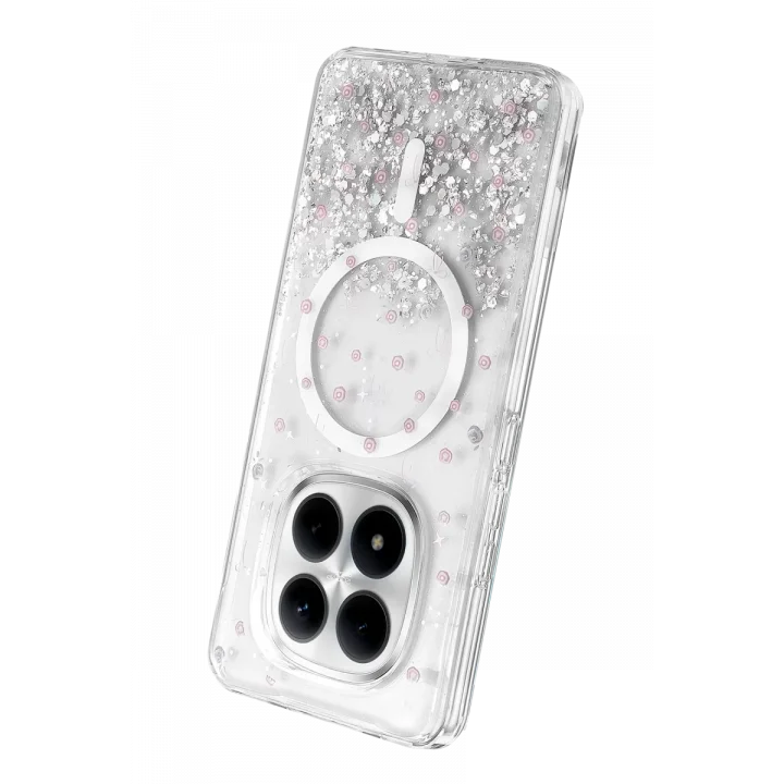 Mey İthalat®   Redmi Note 15 Pro Plus 5G Misk Simli Magsafe Kapak - Desen 1