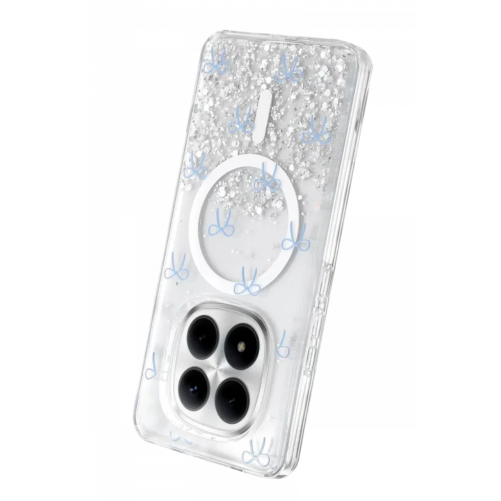 Mey İthalat®   Redmi Note 15 Pro Plus 5G Misk Simli Magsafe Kapak - Desen 3