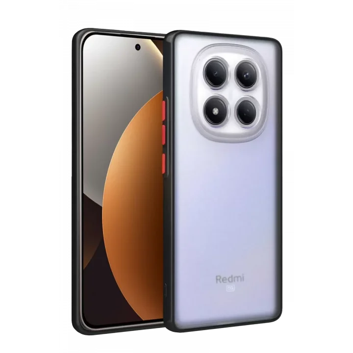 Mey İthalat®   Redmi Note 15 Pro Plus 5G Montreal Silikon Kapak - Siyah