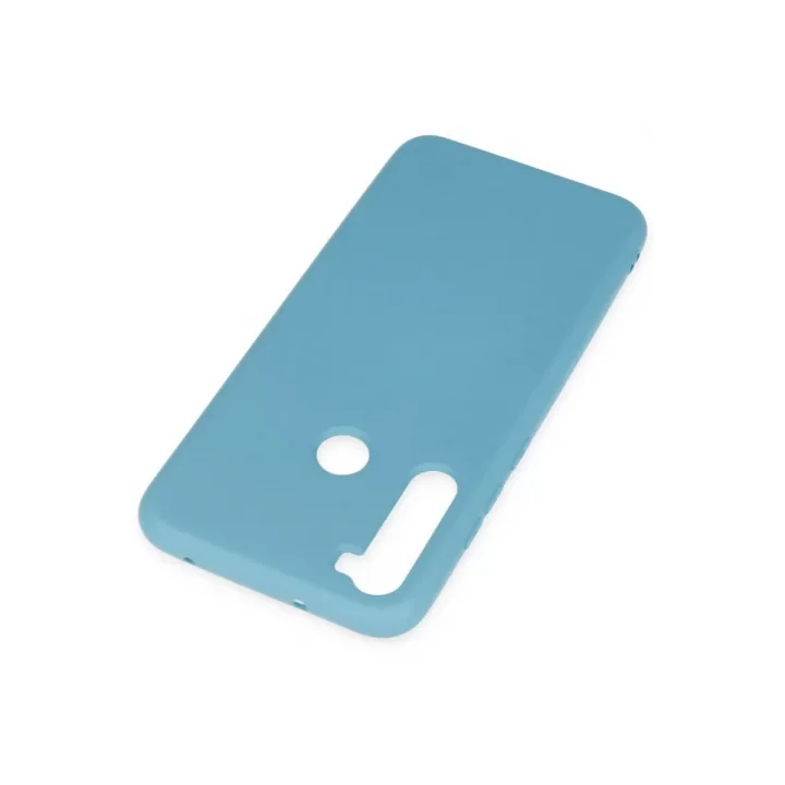 Mey İthalat®   Redmi Note 8 Kılıf Nano içi Kadife Silikon - Mavi