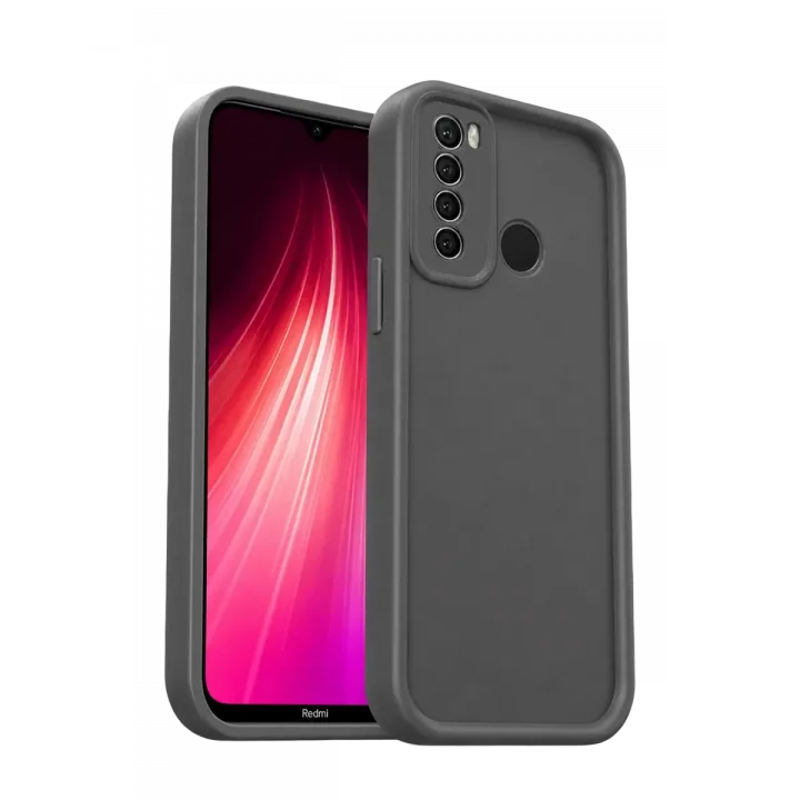 Mey İthalat®   Redmi Note 8 Kılıf Viera Silikon - Gri