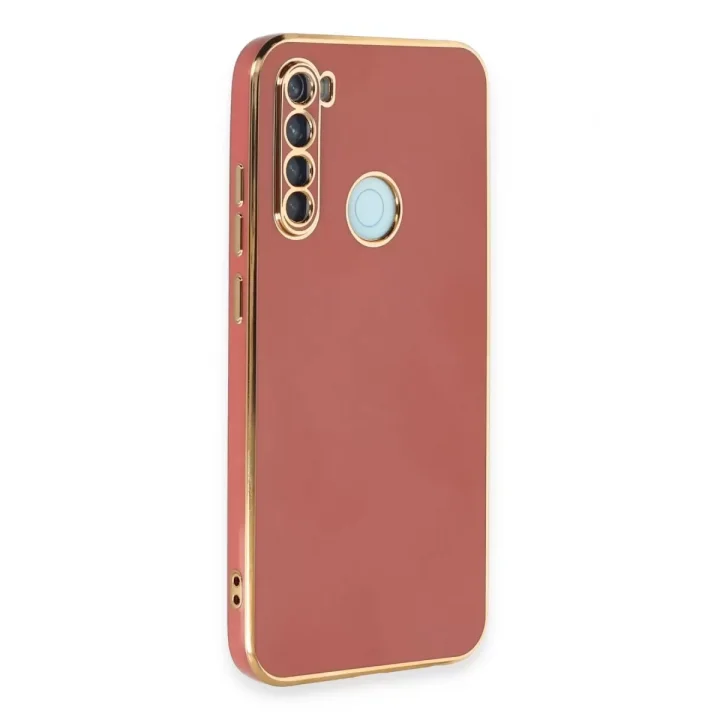 Mey İthalat®   Redmi Note 8 Kılıf Volet Silikon - Kırmızı