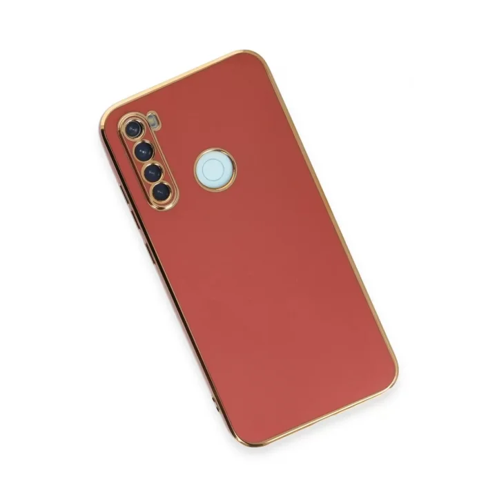 Mey İthalat®   Redmi Note 8 Kılıf Volet Silikon - Kırmızı