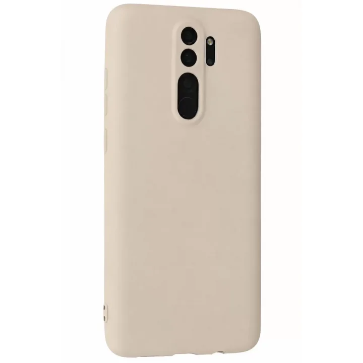 Mey İthalat®   Redmi Note 8 Pro Kılıf First Silikon - Krem
