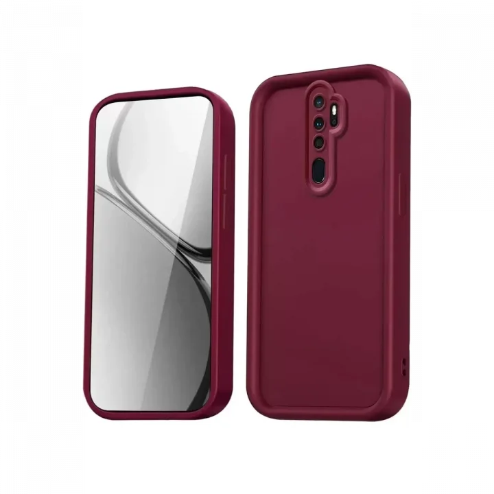 Mey İthalat®   Redmi Note 8 Pro Kılıf Viera Silikon - Bordo