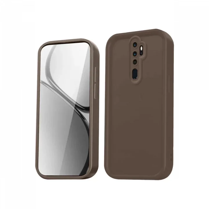 Mey İthalat®   Redmi Note 8 Pro Kılıf Viera Silikon - Kahverengi