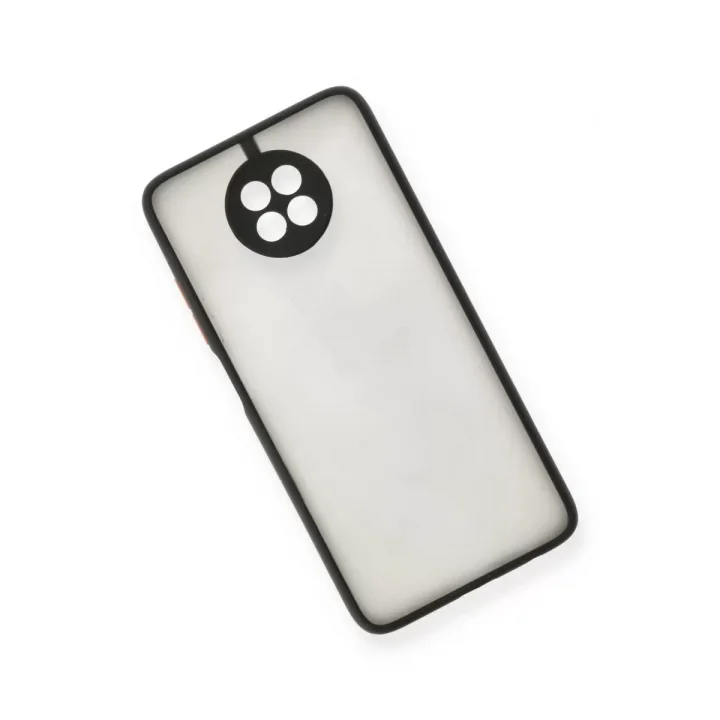 Mey İthalat®   Redmi Note 9 5G Kılıf Montreal Silikon Kapak - Siyah