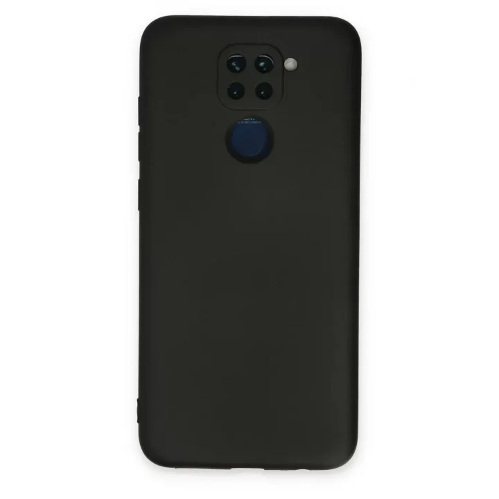 Mey İthalat®   Redmi Note 9 Kılıf Nano içi Kadife Silikon - Siyah