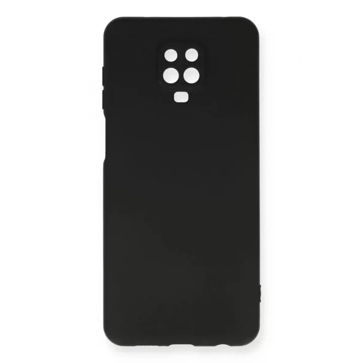 Mey İthalat®   Redmi Note 9 Pro Kılıf Nano içi Kadife Silikon - Siyah