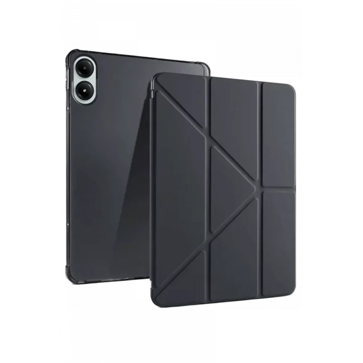 Mey İthalat®   Redmi Pad Pro 12.1 Kılıf Kalemlikli Mars Tablet Kılıfı - Siyah