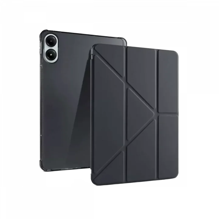 Mey İthalat®   Redmi Pad Pro 12.1 Kılıf Kalemlikli Mars Tablet Kılıfı - Siyah