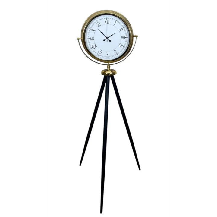 Mey İthalat® Regal Gold Tripod Ayaklı Saat