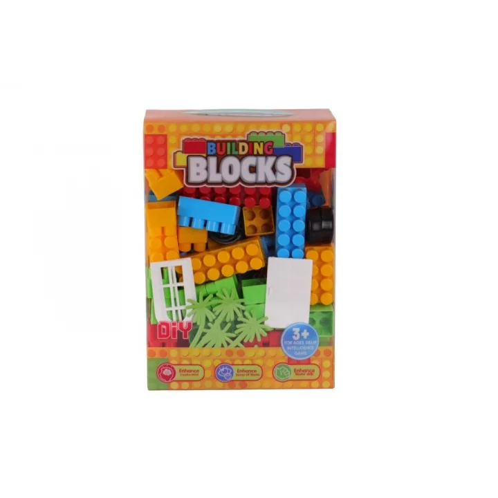 Mey İthalat® RENKLİ KUTUDA 84 PARÇA BLOK