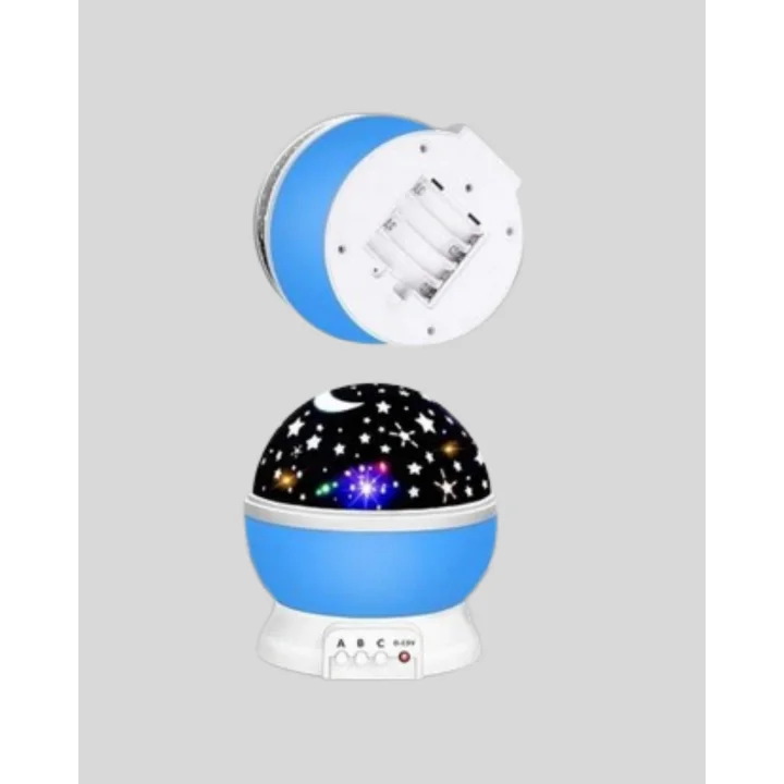 Mey İthalat® Renkli LED Gece Lambası 6 Işık Modlu Çocuk Odası Atmosfer Aydınlatma