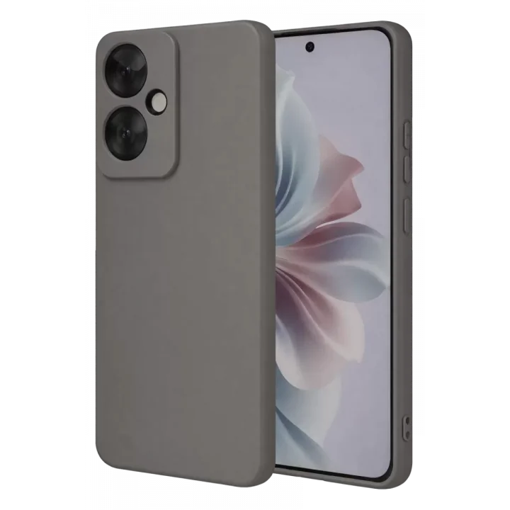 Mey İthalat®   Reno 11F Kılıf First Silikon - Gri