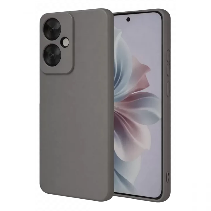 Mey İthalat®   Reno 11F Kılıf First Silikon - Gri