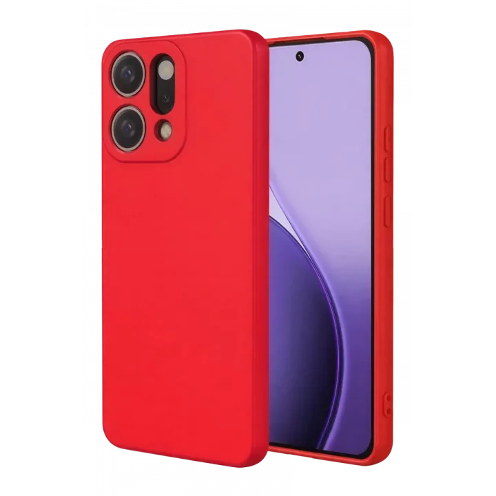 Mey İthalat®   Reno 14 First Silikon - Kırmızı