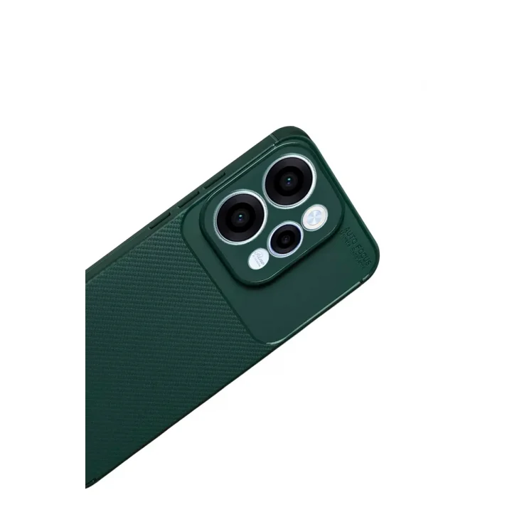 Mey İthalat®   Reno 15 Auto Focus Karbon Kapak - Koyu Yeşil