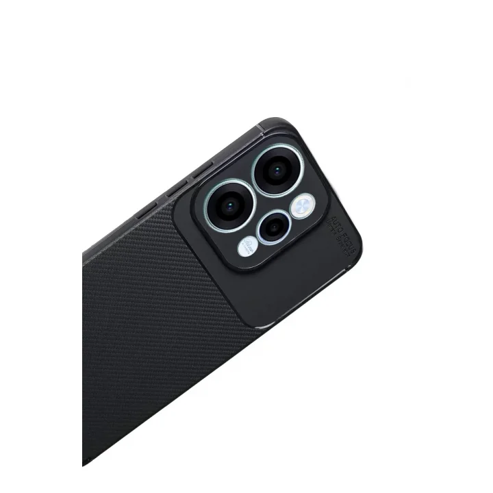 Mey İthalat®   Reno 15 Auto Focus Karbon Kapak - Siyah