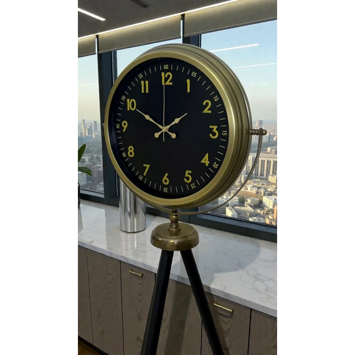 Mey İthalat® Retro Luxury Tripod Ayaklı Saat