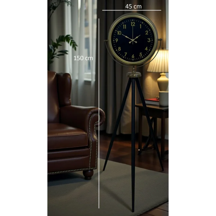 Mey İthalat® Retro Luxury Tripod Ayaklı Saat