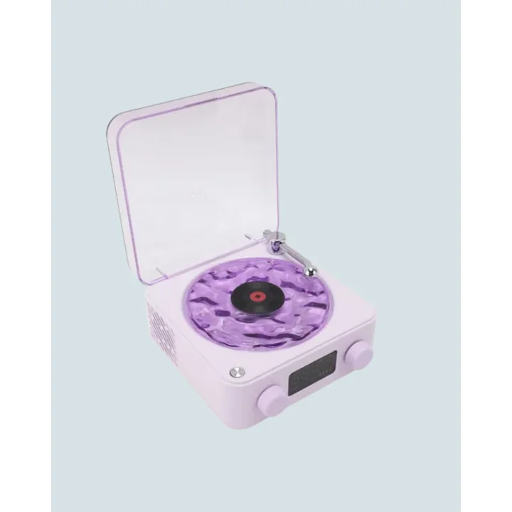 Mey İthalat® Retro Pikap Tasarımlı Bluetooth Hoparlör – Projektörlü Şarjlı Lamba