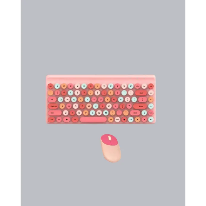 Mey İthalat® Retro Tarz Bluetooth 5.1 Klavye – Win/OSX/Android/iOS Uyumlu Yeni Nesil