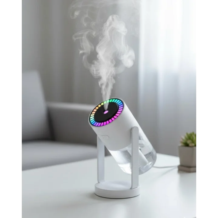 Mey İthalat® RGB Işıklı Hava Nemlendirici Ultrasonik Teknoloji ve Portatif Tasarım