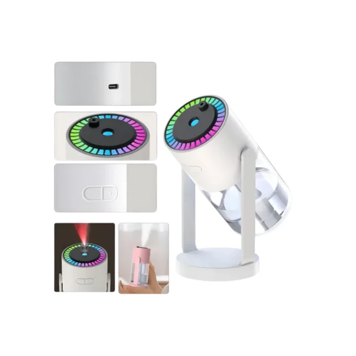 Mey İthalat® RGB Işıklı Hava Nemlendirici Ultrasonik Teknoloji ve Portatif Tasarım