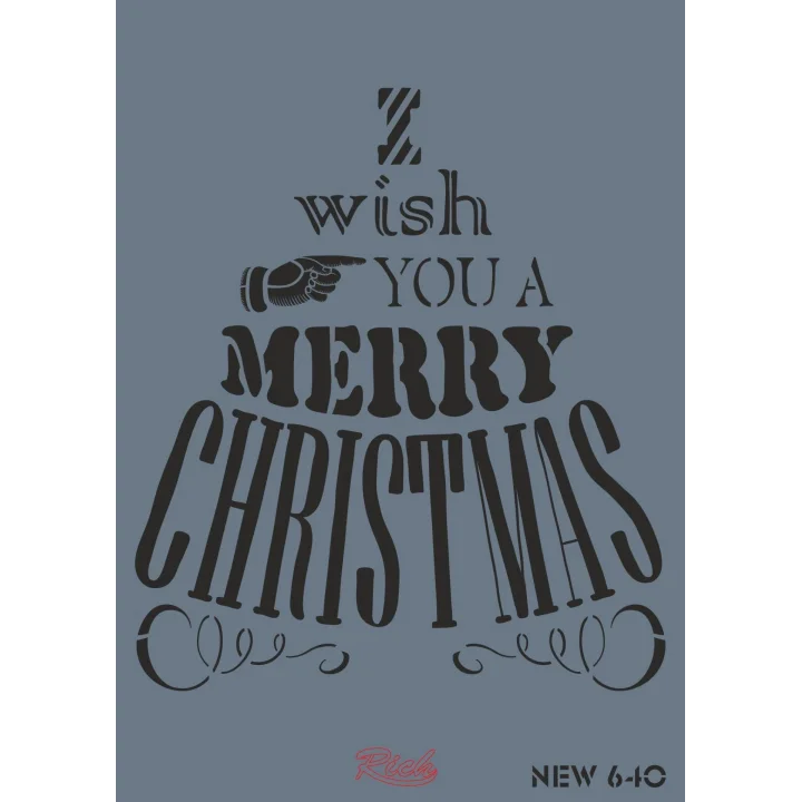 Mey İthalat® Rich New Seri N-640 Stencil 35x25 cm