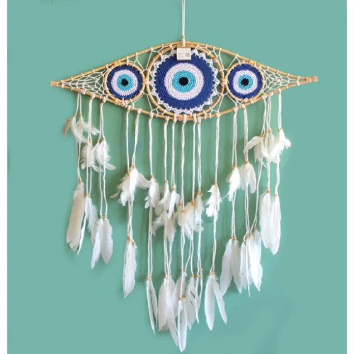 Mey İthalat® Rüya Kapanı Düş Kapanı Dream Catcher Göz Tasarımı